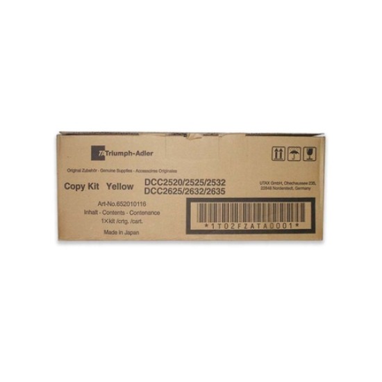 Triumph Adler 652010116 Sarı Orjinal Toner - DCC-2525 / DCC-2520 Triumph Adler 652010116 Sarı Orjinal Toner - DCC-2525 / DCC-2520