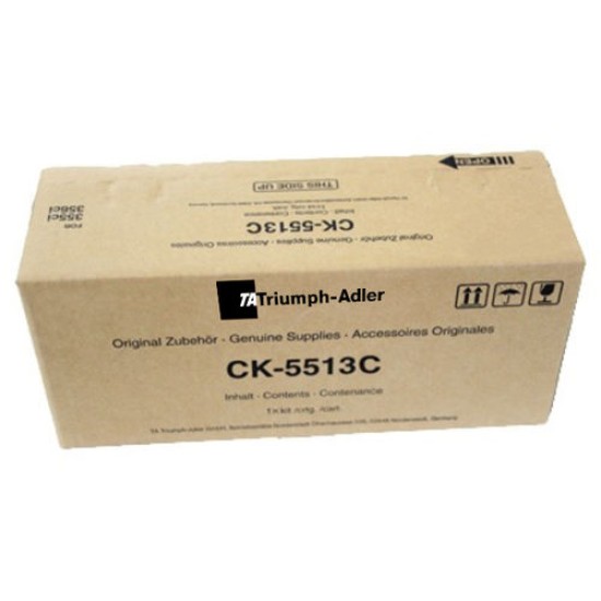 Triumph Adler CK-5513C Mavi Orjinal Toner / 355ci, 356ci 1T02VMCTA0 T12194
