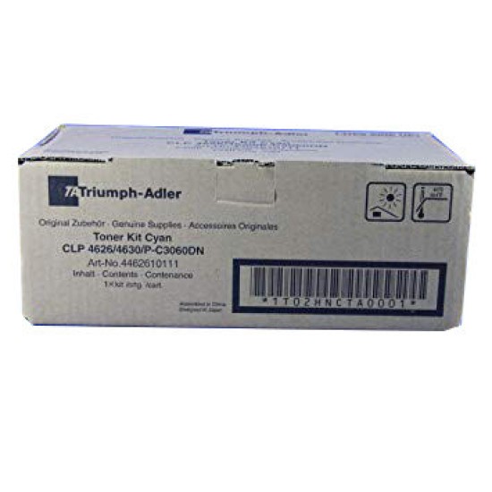 Triumph Adler CLP-4626 / CLP-4630 Mavi Orjinal Toner 4462610111 T11948 Triumph Adler CLP-4626 / CLP-4630 Mavi Orjinal Toner 4462610111 T11948