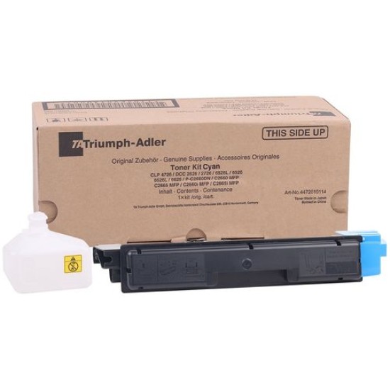 Triumph Adler CLP-4726, DCC-2626 / DCC-2726 / DCC-6526 Mavi Orjinal Toner 4472610111 T11837 Triumph Adler CLP-4726, DCC-2626 / DCC-2726 / DCC-6526 Mavi Orjinal Toner 4472610111 T11837
