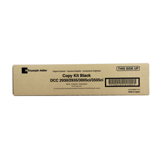Triumph-Adler DCC-2930, DCC-2935 Siyah Orjinal Toner 653010115 T12185 Triumph-Adler DCC-2930, DCC-2935 Siyah Orjinal Toner 653010115 T12185