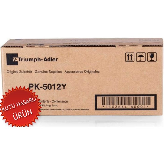 Triumph Adler PK-5012Y Sarı Orjinal Toner P-C3560MFP, P-C3565MFP 1T02NSATA0 T11849 Triumph Adler PK-5012Y Sarı Orjinal Toner P-C3560MFP, P-C3565MFP 1T02NSATA0 T11849