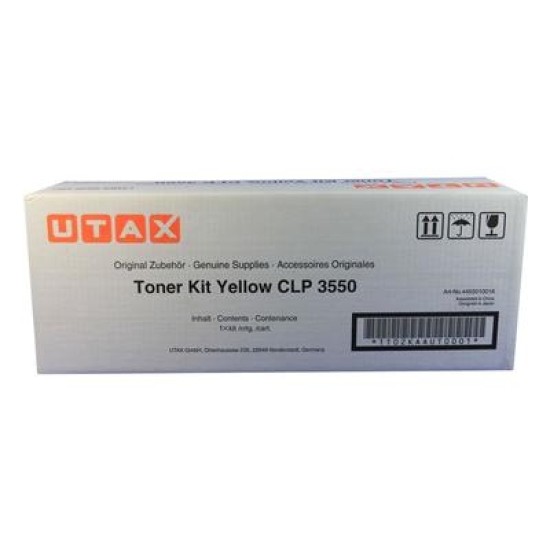 Utax 4455010016 Sarı Orjinal Toner - CLP-3550 Utax 4455010016 Sarı Orjinal Toner - CLP-3550