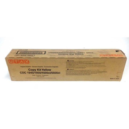 Utax 654510016 Sarı Orjinal Toner - CDC 1945, CDC 1950, DCC 2945, 2950, DCC 4505ci, 5505ci Utax 654510016 Sarı Orjinal Toner - CDC 1945, CDC 1950, DCC 2945, 2950, DCC 4505ci, 5505ci