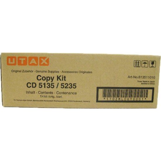 Utax CD-3520/3525/5135/5235 Orjinal Siyah Fotokopi Toneri 613511010 T9984