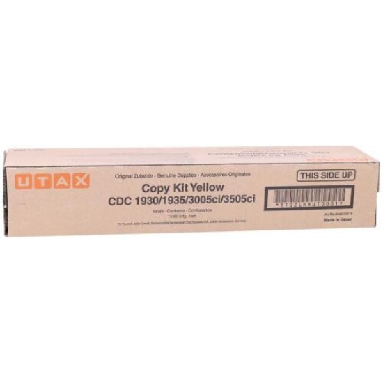 Utax CDC-1930 Sarı Orjinal Fotokopi Toner Utax CDC-1930 Sarı Orjinal Fotokopi Toner