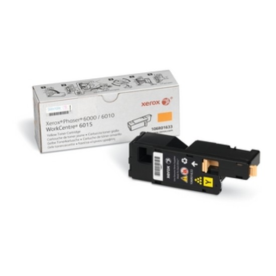 Xerox 106R01633 Sarı Orjinal Toner - Phaser 6000 T3854 Xerox 106R01633 Sarı Orjinal Toner - Phaser 6000 T3854