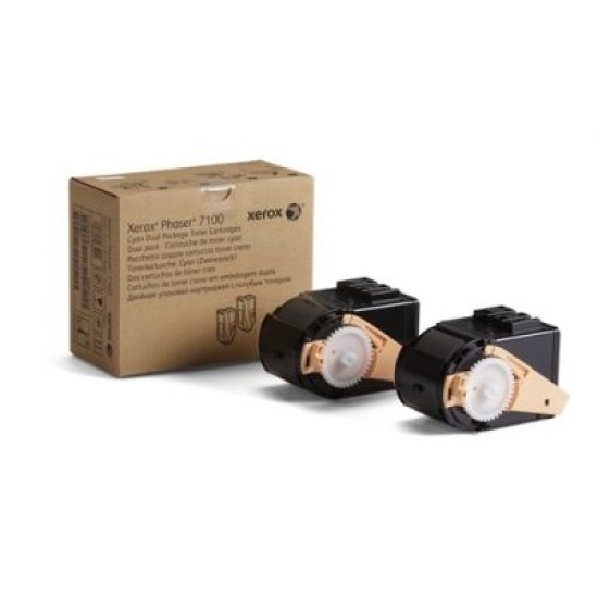 Xerox 106R02609 Mavi Orjinal Toner 2li Paket Yüksek Kapasite - Phaser 7100 T4048 Xerox 106R02609 Mavi Orjinal Toner 2li Paket Yüksek Kapasite - Phaser 7100 T4048