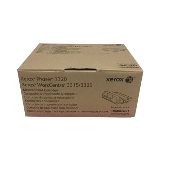 Xerox 106R02651 Siyah Orjinal Toner Metered - Phaser 3320 T5497 Xerox 106R02651 Siyah Orjinal Toner Metered - Phaser 3320 T5497