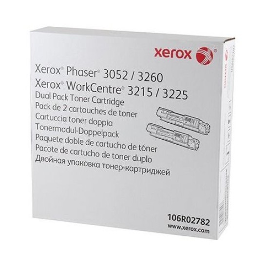 Xerox 106R02782 Orjinal Toner 2li Paket - Phaser 3052 / 3260 T6896 Xerox 106R02782 Orjinal Toner 2li Paket - Phaser 3052 / 3260 T6896