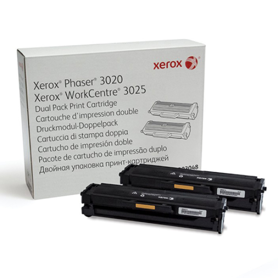 Xerox 106R03048 Orjinal Toner 2li Paket - Phaser 3020 / WC3025 T7325 Xerox 106R03048 Orjinal Toner 2li Paket - Phaser 3020 / WC3025 T7325
