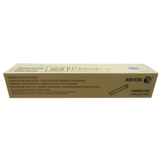 Xerox 106R03392 Orjinal Toner Yüksek Kapasite Metered - B7025 / B7030 T7618 Xerox 106R03392 Orjinal Toner Yüksek Kapasite Metered - B7025 / B7030 T7618