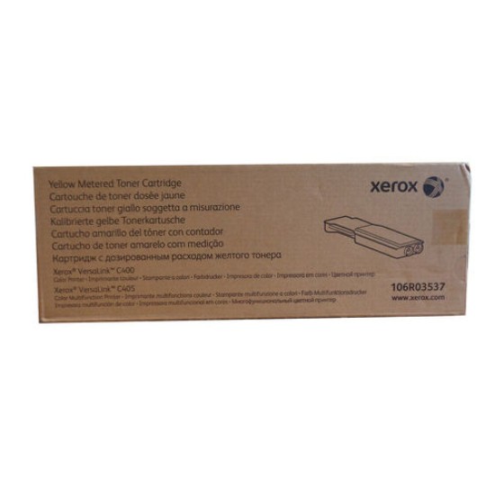 Xerox 106R03537 Sarı Orjinal Toner Metered - Versalink C400DN / C405DN T13201 Xerox 106R03537 Sarı Orjinal Toner Metered - Versalink C400DN / C405DN T13201