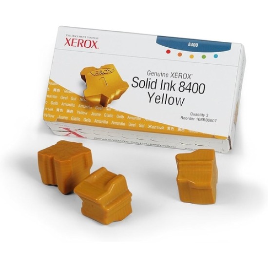 Xerox 108R00607 Sarı Orjinal Toner 3lü Paket - Phaser 8400 Xerox 108R00607 Sarı Orjinal Toner 3lü Paket - Phaser 8400