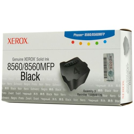 Xerox 108R00726 Siyah Katı Mürekkep Toner 3lü Paket - Phaser 8560 T7095 Xerox 108R00726 Siyah Katı Mürekkep Toner 3lü Paket - Phaser 8560 T7095