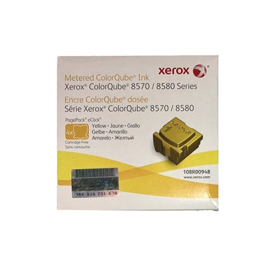 Xerox 108R00948 Sarı Orjinal Toner 4lü Paket - ColorQube 8570 T17360