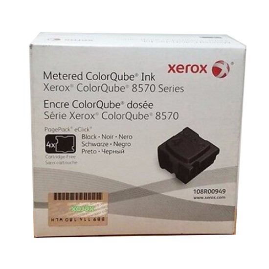 Xerox 108R00949 Siyah Orjinal Toner 4lü Paket - ColorQube 8570 T17362
