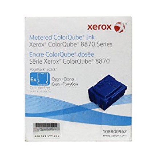 Xerox 108R00962 Mavi Orjinal Toner 6lı Paket - ColorQube 8870 T7384 Xerox 108R00962 Mavi Orjinal Toner 6lı Paket - ColorQube 8870 T7384