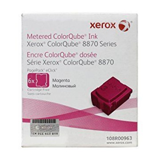 Xerox 108R00963 Kırmızı Orjinal Toner 6lı Paket - ColorQube 8870 T7385 Xerox 108R00963 Kırmızı Orjinal Toner 6lı Paket - ColorQube 8870 T7385