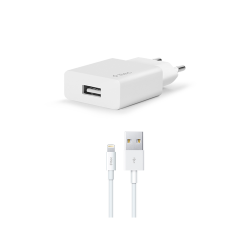 ttec SmartCharger 2.1A Seyahat Şarj Aleti + Lightning Kablo 2SCS20LB T16844