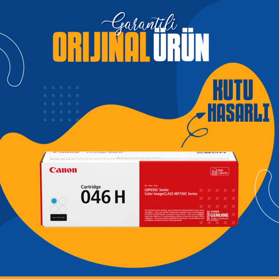 Canon CRG-046H C Orjinal Mavi Toner Canon CRG-046H C Orjinal Mavi Toner