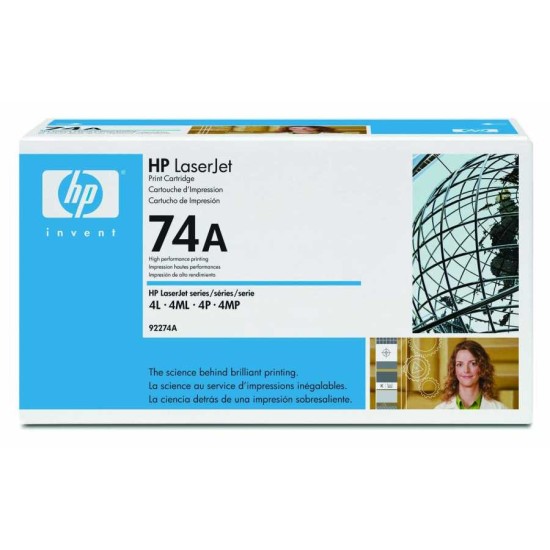 HP 92274A (74A) Siyah Orjinal Toner - Laserjet 4L HP 92274A (74A) Siyah Orjinal Toner - Laserjet 4L