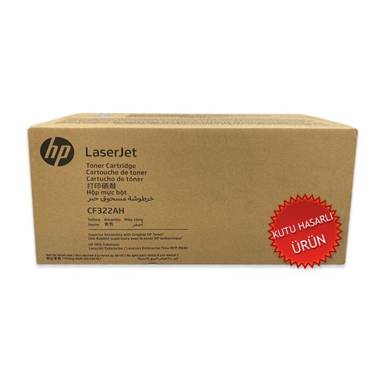 HP CF322AH 653A Sarı Orjinal Toner HP CF322AH 653A Sarı Orjinal Toner