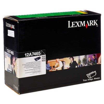 Lexmark 12A7465 Siyah Orjinal Toner