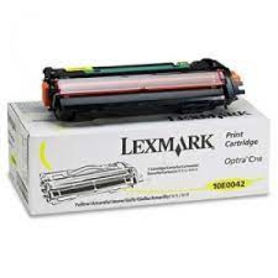 Lexmark 10E0042 Sarı Orjinal Toner