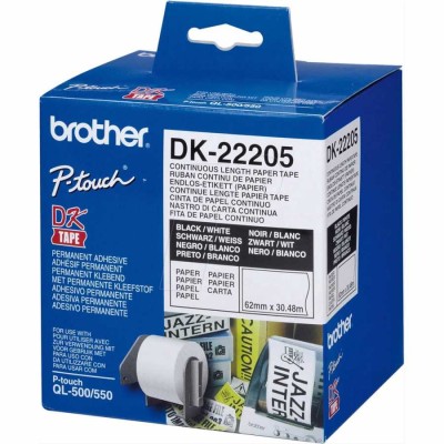 Brother DK-22205 Sürekli Etiket 62x30.48m - QL-550 / QL-560 / QL-570