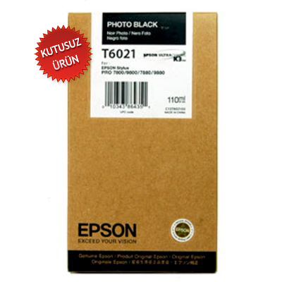 Epson C13T602100 Foto Siyah Orjinal Kartuş - Stylus Pro 7800