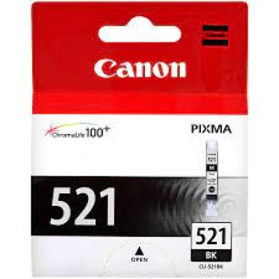 Canon CLI-521BK Siyah Orjinal Kartuş - MP540 / MP620