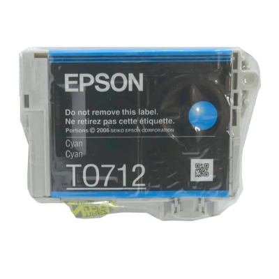Epson C13T07124020 Mavi Orjinal Kartuş - Stylus SX215