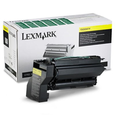 Lexmark 15G041Y Sarı Orjinal Toner C752 / C760