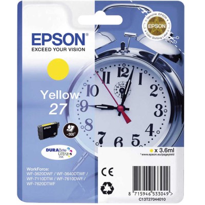 Epson C13T27044020 (27) Sarı Orjinal Kartuş - WF-3620