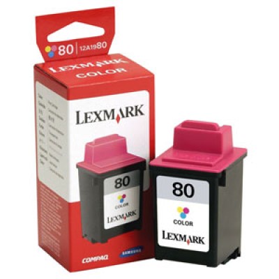 Lexmark 12A1980 (80) Renkli Orjinal Kartuş - 3200