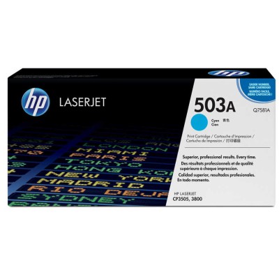 HP Q7581A (503A) Mavi Orjinal Toner - Laserjet 3600