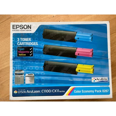 Epson C13S050287 3 Renk Ekonomik Orjinal Toner - C1100 / CX11