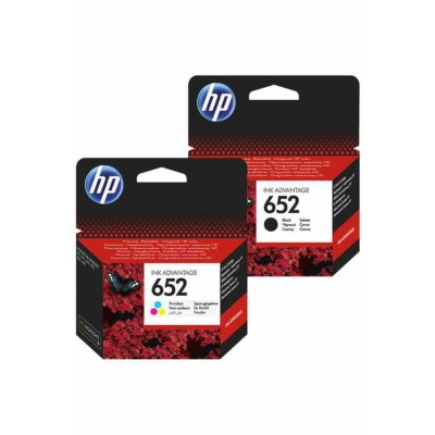 En ucuz HP 652 Siyah + Renkli 2'li Set Kartuş satın al