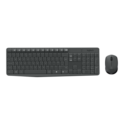 En ucuz Logitech MK235 Siyah Kablosuz Q Klavye + Mouse Seti satın al