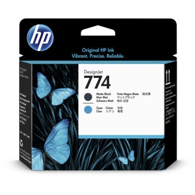 HP P2W01A 774 Mat Siyah Mavi Orjinal Baskı Kafası DesignJet Z6810