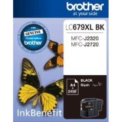 Brother LC679XLBK Siyah Orjinal Kartuş Yüksek Kapasite - MFC-J2320