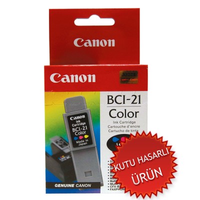 Canon BCI-21C Renkli Orjinal Mürekkep Kartuş - BJC-2000 / BJC-2100