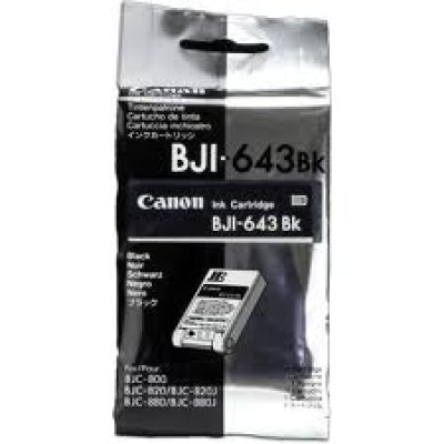 Canon BJI-643BK Siyah Orjinal Kartuş - BJC-800 / BJC-820