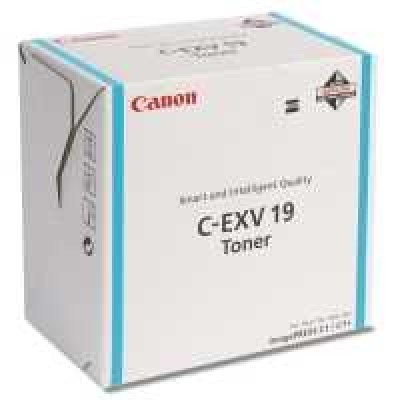 Canon C-EXV19C (0398B002) Mavi Orjinal Toner - imagePRESS C1