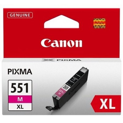 Canon CLI-551XL M (6445B001) Yüksek Kapasite Kırmızı Orjinal Kartuş - MG5450 / MG6350