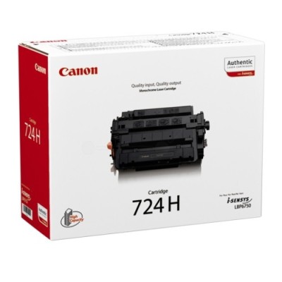 Canon CRG-724H Siyah Orjinal Toner Yüksek Kapasite - LBP6750