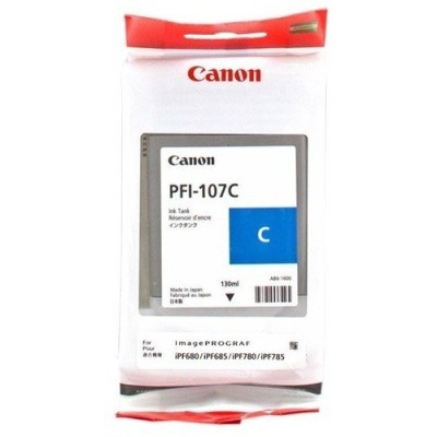 Canon PFI-107C (6706B001) Mavi Orjinal Kartuş - iPF680 / iPF685