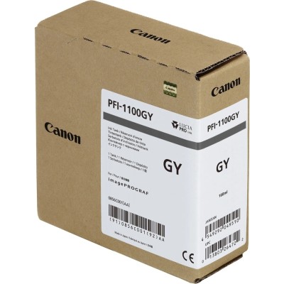 Canon PFI 1100GY 0856C001 Gri Orjinal Mürekkep Kartuş Pro2000 Pro2100