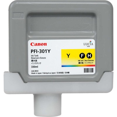 Canon PFI-301Y Sarı Orjinal Kartuş 330 Ml. - iPF8000 / iPF8100